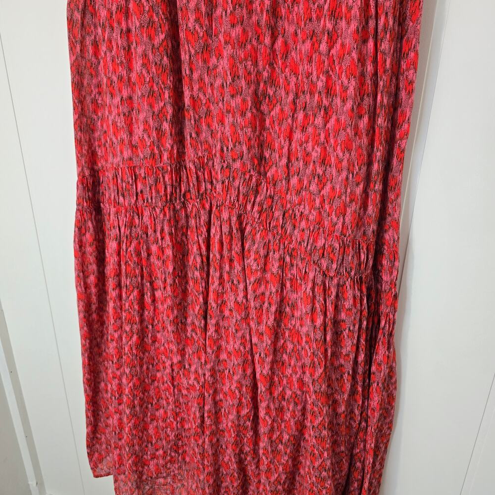 Joie Bondi Tea Rose Tiered Cotton Maxi Dress Cotton Sundress Size Medium - Picture 4 of 6